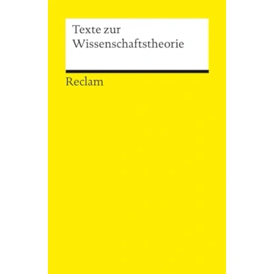 Abbildung von Texte zur Wissenschaftstheorie (Reclams Universal Bibliothek)