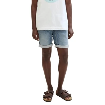 Abbildung von TOM Tailor Superflex JOSH Jeans Shorts, Herren, Größe: 31, Used light stone blue denim