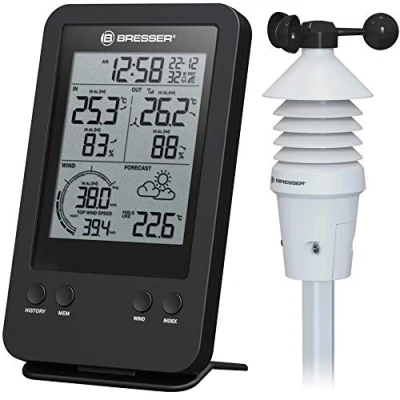 Abbildung von 3 in 1 Profi Windmesser inkl. Funkdisplay