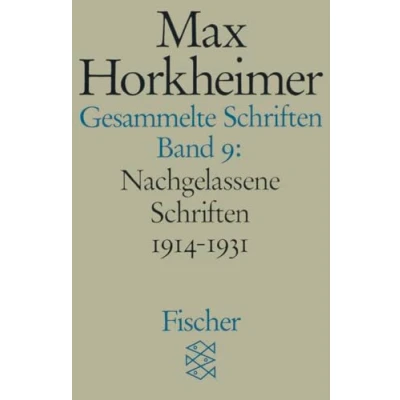 Abbildung von Gesammelte Schriften in 19 Bänden: Band 9: Nachgelassene 1914 1931