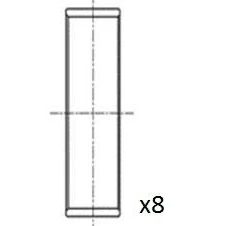 Abbildung von Pleuellager FAI AutoParts BB2037 STD