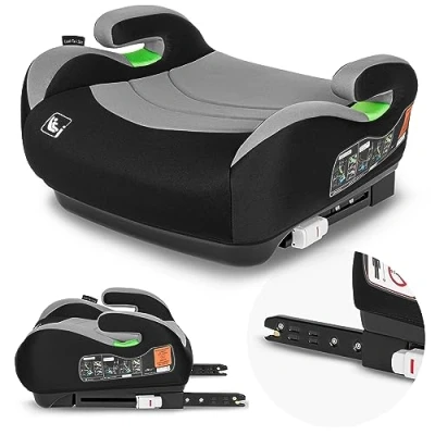 Abbildung von lionelo Kindersitzerhöhung LUUK FIX I SIZE, ab: ab 2 Jhre, bis: bis zu 4 Jahre oder länger, 22,00 kg, 36,00 (Set), ISOFIX / SIZE Maschinenwaschbar 22 36 kg 125 150 cm