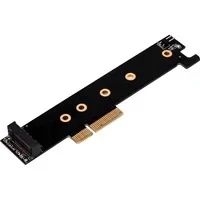 Abbildung von SilverStone Technology SST ECM26 V2 PCI E Erweiterungskarte Superspeed, M.2 (NVMe SSD NGFF) auf x4, Schwarz, 71173