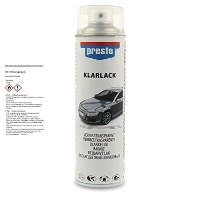Abbildung von presto 428979 Universal Klarlack transparent glänzend 500 ml