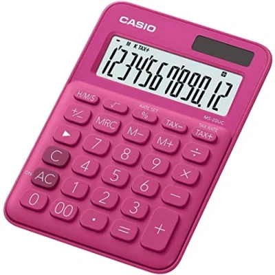 Abbildung von CASIO Tischrechner MS 20UC pink