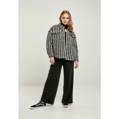 Abbildung von Urban Classics Fleecejacke, Damen, Größe: Small, Darktaupeleo