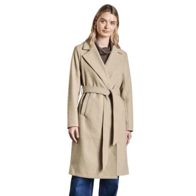 Abbildung von Street One Revers Trenchcoat, Damen, Größe: 34, Beige
