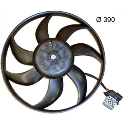 Abbildung von MAHLE ORIGINAL CFF 379 000S Lüfter 390mm 12V 250W elektrisch ohne Kühlerlüfterrahmen (Zarge) OPEL: Zafira B, Astra H Schrägheck, Caravan
