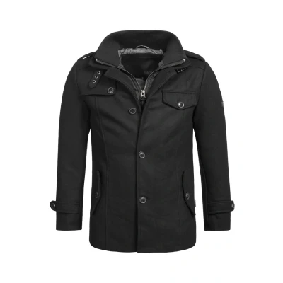 Abbildung von Indicode Jeans Brandan Kurzmantel, Herren, Größe: Small, Black