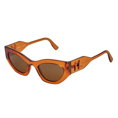 Abbildung von KARL Lagerfeld Sonnenbrille, Damen, Größe: One Size, Caramel