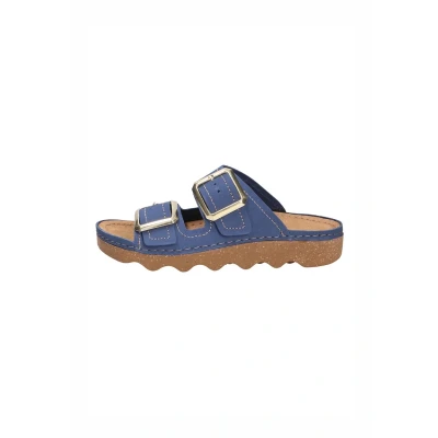 Abbildung von Rohde Pantolette flach, Damen, Größe: 38, Kobalt Schuhe