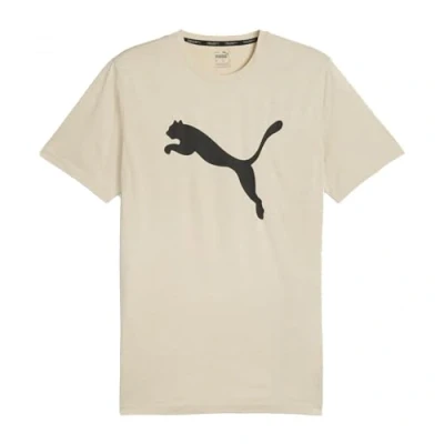 Abbildung von Puma Train heather CAT TEE Sport Tshirt, Herren, Größe: Medium, Putty