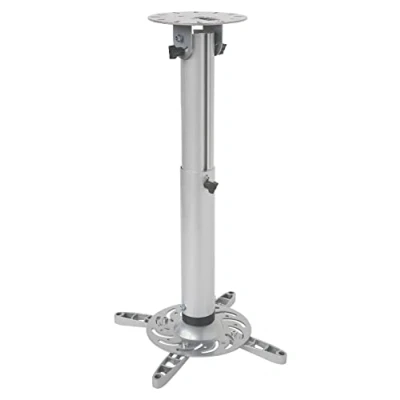 Abbildung von Techly ICA PM 104M Profi Deckenhalterung für Beamer, ausziehbar, 50 77cm Silber