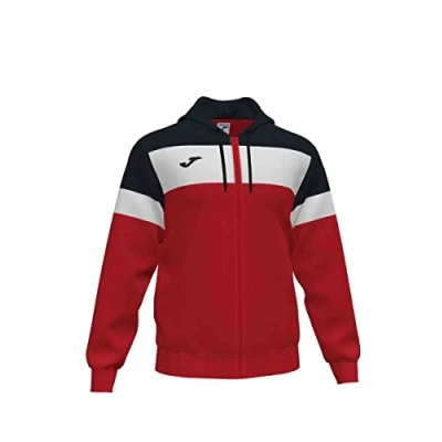 Abbildung von Joma Crew IV Herrenjacke und Weste, für Herren XS Rot/Schwarz