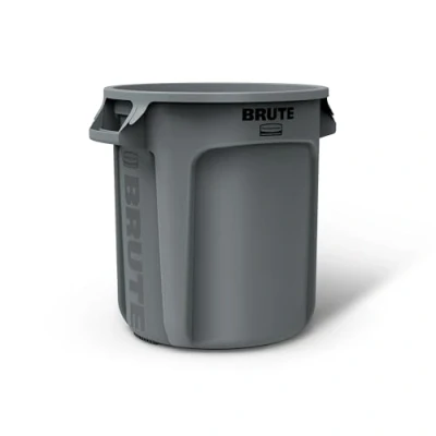 Abbildung von Rubbermaid Commercial Products FG261000GRAY 001 Brute Round Container, 37.9 L, Grey