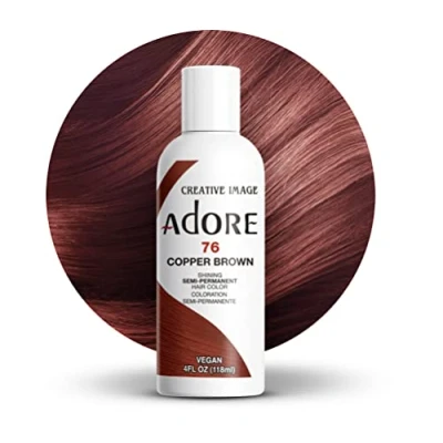 Abbildung von Adore Shining Semipermanente Haarfarbe, 76 Kupferbraun