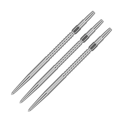 Abbildung von Target Darts Swiss Points, Fire Point Dartspitzen (3er Pack Spitzen) 26MM, Silber Wechsel Dartspitzen, Profi Dart Zubehör