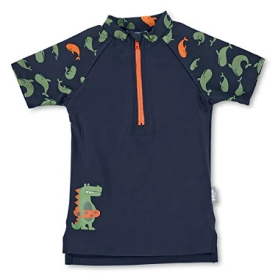 Abbildung von Sterntaler Kurzarmschwimmshirt WALE + Krokodil Surfshirt für Kinder, Größe: 80, Marine
