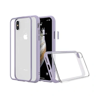 Abbildung von RhinoShield Modulares Case kompatibel mit [iPhone XS] Mod NX Anpassbare &amp; stoßdämpfende Schutzhülle im schlanken Design 3.5 Meter Fallschutz Lavender