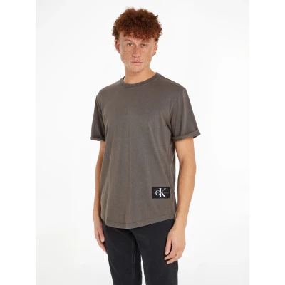Abbildung von Calvin Klein Jeans T Shirt WASHED MONOLOGO BADGE TEE mit Logopatch