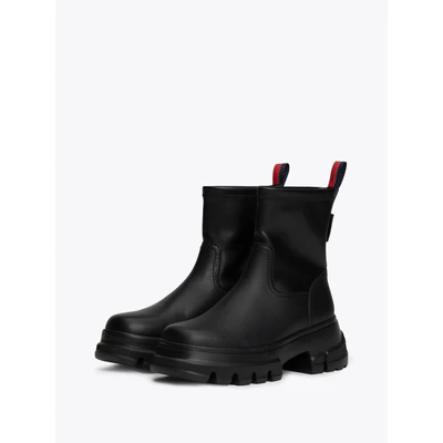 Abbildung von Tommy Jeans Chunky Chelsea BOOT Plateaustiefelette, Damen, Größe: 42, Black Schuhe