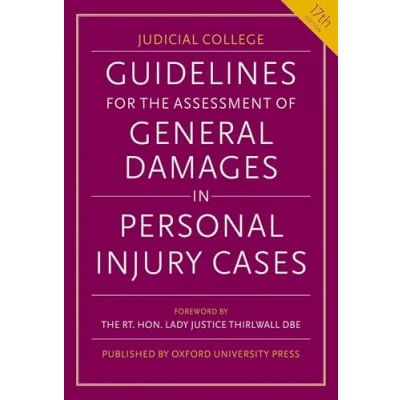 Abbildung von Guidelines for the Assessment of General Damages in Personal Injury Cases