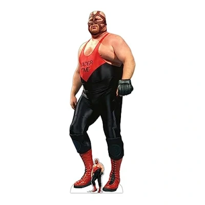 Abbildung von Star Cutouts SC4164 Vader WWE Pappaufsteller mit Minifigur perfekt für Fans, Sammler und Event Dekorationen