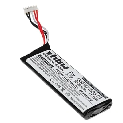 Abbildung von vhbw 1x Akku kompatibel mit JBL Flip 4 Special Edition, Lautsprecher Boxen Speaker (3000 mAh, 3,7 V, Li Polymer) Ersatz für GSP872693 03A, P763098 01