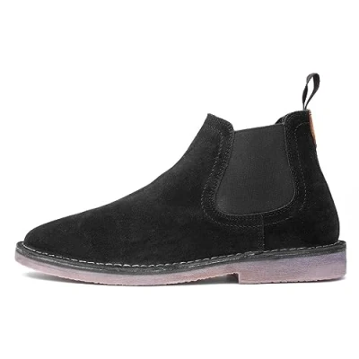 Abbildung von Hush Puppies Herren Shaun Chelsea Stiefel, Schwarz, 43 EU