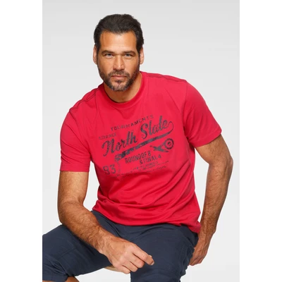 Abbildung von Mans World T Shirt, mit Brustprint