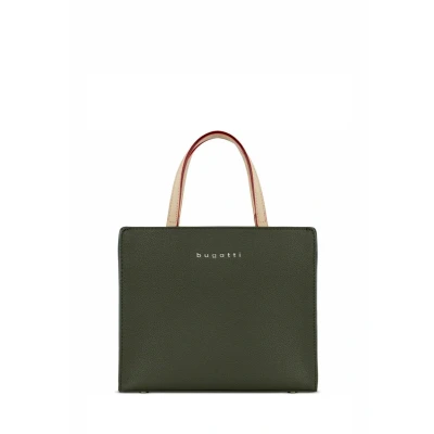Abbildung von bugatti Ella Mini Tote Bag Hochwertige Damen Kunstledertasche in Olive