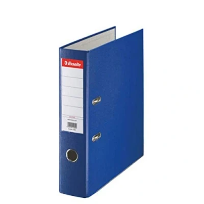 Abbildung von Esselte DIN A4 Ordner, Blau, 75 mm Rückenbreite, Kunststoff, 11255