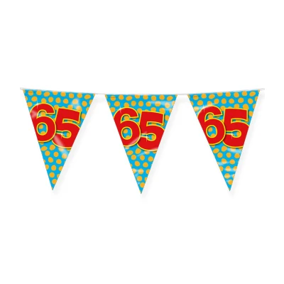 Abbildung von Flag Linie Singer 65 Jahre Party 10 Meter