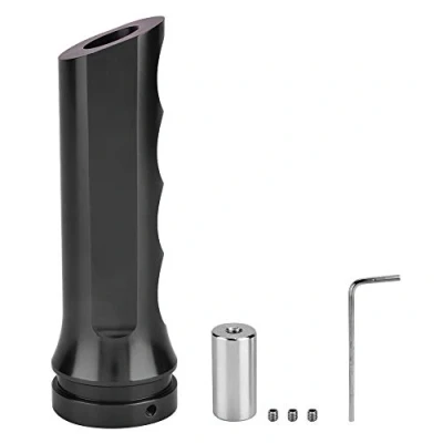 Abbildung von Für Aluminium Handbremse Griff Alu Universal Abdeckung, Auto Abdeckung Handgriff Protector Hülse(Schwarz)