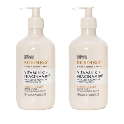 Abbildung von Baylis &amp; Harding, Kindness+ Vitamin C Niacinamid Flüssigseife mit C, 500 ml