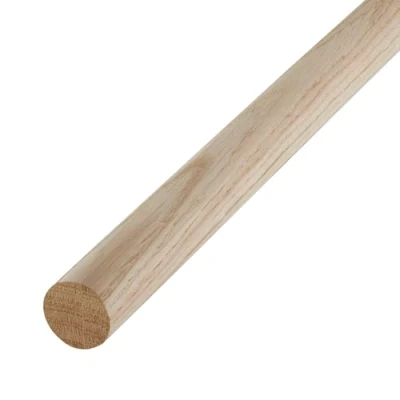 Abbildung von SO TECH® Kleiderstange Garderobenstange Rundstab Holzstab zum Basteln Ø 30 mm Eiche (1 St), Länge: 50 cm