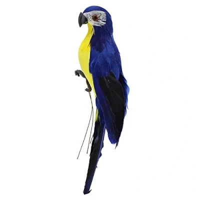 Abbildung von Broadroot Kreative Schaum Feder künstlicher Papagei Nachahmung Vogel Modell Verzierung Garten Hochzeit Deko (07)
