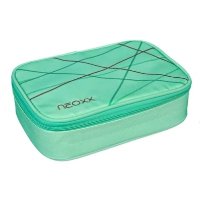 Abbildung von neoxx Schreibgeräteetui &quot;Schlamperbox, Dunk, Mint to be&quot;, teilweise aus recyceltem Material