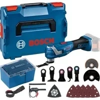 Abbildung von BOSCH Akku Multischleifer GOP 18V 34, 20000 U/min, Multi Cutter Ohne mit Zubehör Set in L BOXX 136