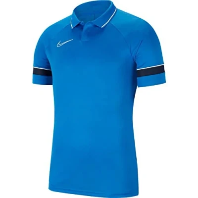 Abbildung von Nike Performance Academy Poloshirt, Herren, Größe: Medium, Royal blue white obsidian