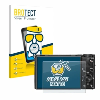Abbildung von BROTECT Entspiegelungs Schutzglas für Sony Cyber Shot DSC RX100 VII Schutz Folie Panzerfolie Glas Matt [Extrem Kratzfest 9H, Anti Reflex]