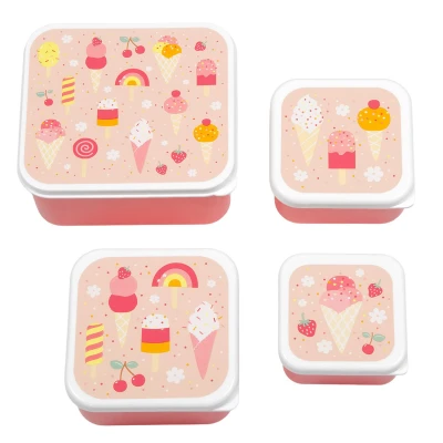 Abbildung von A Little Lovely Company Lunchbox Set, Eis