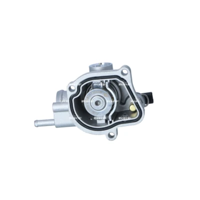 Abbildung von NRF 725260 Kühlwasserthermostat 87 mit Sensor, Dichtring Gehäuse MERCEDES BENZ: E Klasse T modell, Limousine, C modell