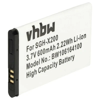 Abbildung von vhbw Akku Ersatz für Samsung BST3108BC, BST3108BE Handy Smartphone Telefon (600mAh, 3.7V,Li Ion)