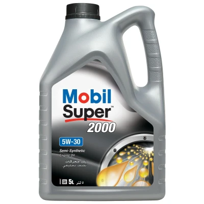 Abbildung von Mobil Super 2000 X1 5W 30 5l Motoröl 153536 VOLKSWAGEN: TRANSPORTER 4 Bus, GOLF 3, Passat B6 Variant, AUDI: A3 Schrägheck, A6 C6 Avant, A2