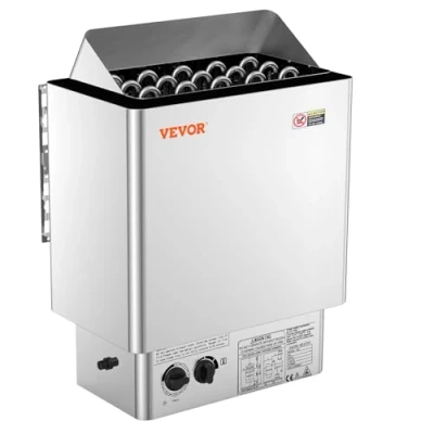 Abbildung von VEVOR 8kW Elektrischer Saunaofen Saunaheizung Integrierte Steuerung 8 12 m3 Spa