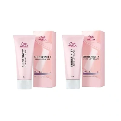Abbildung von 2er Wella Professionals Shinefinity 09/13 Cool Toffee Milk 60ml