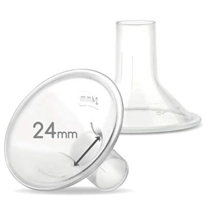 Abbildung von Maymom MyFit 24 mm Schilde klein; Kompatibel mit Medela Brustpumpen PersonalFit, Freestyle, Harmony, Maxi, Freestyle Flex Anschluss; Anschluss an Breit/Schmal Anschluss, 2 Stck.
