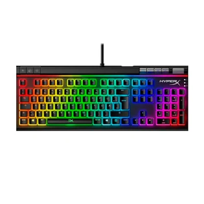 Abbildung von HyperX Alloy Elite 2 Mechanische Gaming Tastatur, Software gesteuerte Beleuchtung und Makroanpassung, ABS Pudding Keycaps, Mediensteuerung, RGB Hintergrundbeleuchtung. Linear Switch, Red