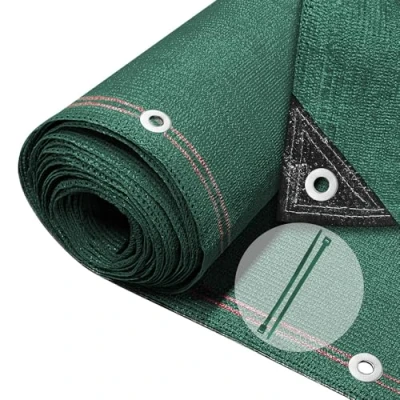 Abbildung von VOUNOT® Zaunblende 1.8x20m, Sichtschutz Zaun 230 g/m² HDPE Schattiernetz, Windschutz UV resistent Reißfest, mit Löcher und Kabelbinder, Grün